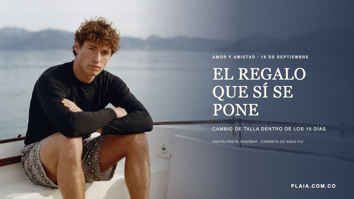 PLAIA - El regalo que si se pone - banner home