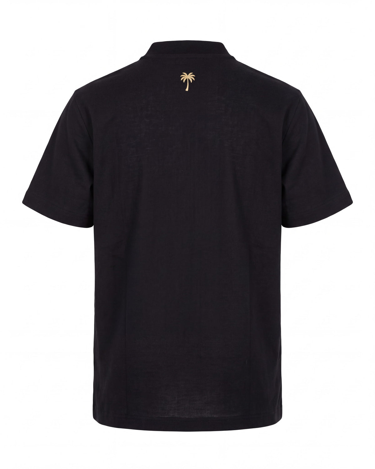 Espalda de la camiseta PALOMINO negra de algodón